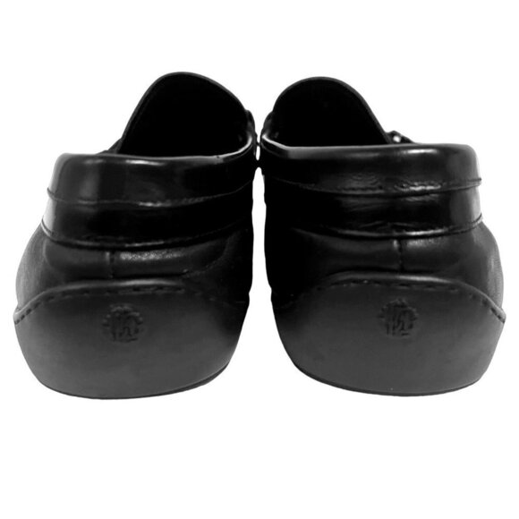 Roberto Cavalli Men Black Italian Leather Horse Bit Loafers Driving Shoes US 9.5 - Picture 8 of 11